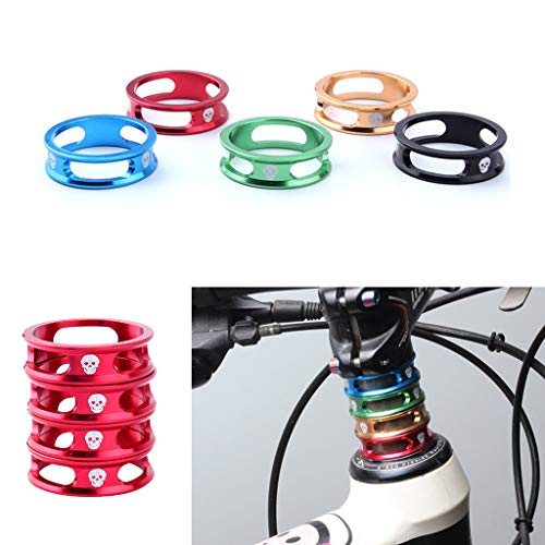 Menolana Pieces 10mm Aluminum Alloy Bike Headset Spacer Washers