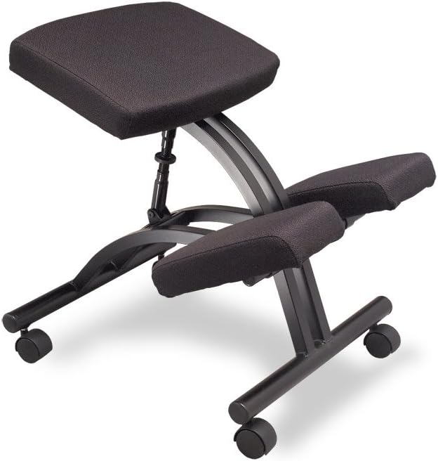 Pro Ergonomic Kneeling Chair- by Healthy Back. Infinite Variable Angle for Improved Back and Posture Support - Flexible Seating Posture Chair, Kneeling Chairs for Work Desk or at Home