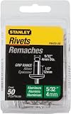 Stanley Paa58-5B Aluminum Rivets, 5/32 Inch X 1/2 Inch, Pack of 50