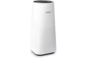 LEVOIT Air Purifiers for Home Large Room with Main Filter for Allergies, Cleaner for Pets, Smoke Mold, Pollen, Dust, Quiet Odor Eliminators for Bedroom, Smart Sensor, Auto Mode, LV-H134, White