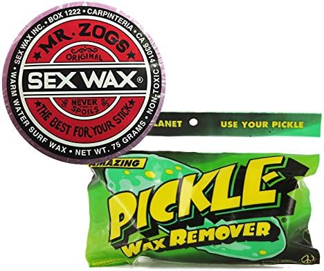 Pickle The Wax Remover w/Wax Comb and Sex Wax Bar (Choose Temp Assorted Wax Scents) (Warm)