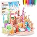 3D Coloring Castle Puzzle Set