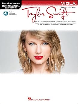 Amazon Com Taylor Swift Viola Play Along Book With Online Audio Alto 9781617805790 Swift Taylor Books