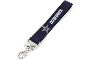 aminco NFL unisex-adult Deluxe Wristlet Keychain