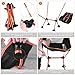 HCcolo 【Upgrade Non-Slip Feet】Camping Chair-Lightweight Folding Camping Backpack Chairs with 300 lbs Capacity,for Outdoor Camp,Travel,Beach, Picnic, Festival, Hiking(Camping Chair only 2 lbs) (Orange)