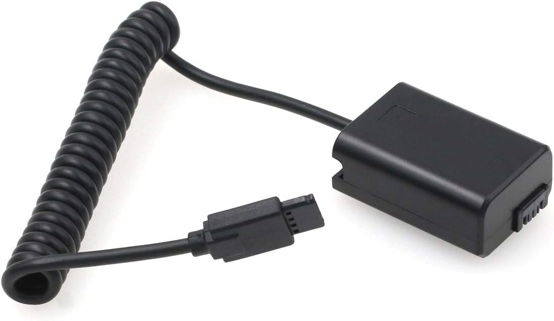 HangTon NP-FW50 DC Coupler Dummy Battery Power Supply for DJI Ronin-S to Sony A7 A7II A7S A7SII A7R A7RII A6300 A6500 A6000 A5100 NEX Series Camera - Image 4