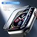 [2 Pack] Apple Watch 42mm Screen Protector, Full Coverage Scratch-Resistant Anti-Bubble 3D Curved 9H Hardness Tempered Glass Film for iWatch 42mm Series 3/2/1
