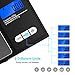 Ascher 200g/0.01g Digital pocket Scale / Portable Electronic scale / with Back-Lit LCD Display / 6 Weighing Modes / Best for Jewelry Gold Coin Reload and Kitchen Food