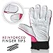 Women's Leather Gardening Gloves with Reinforced Fingers and Knuckles- By Piddlin' Jenny! (medium)
