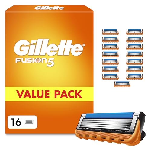 Lames de Rasoir Homme Fusion 5, Pack de 16