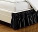 Fancy Collection Queen-King Easy Fit Bed Ruffle wrap Around Elastic Bed Skirt with 17
