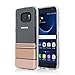 Incipio Cell Phone Case for Samsung Galaxy S7 - Retail Packaging - Hensley Stripe/Rose Gold