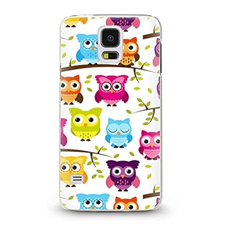 Handyhülle für Samsung Galaxy S5 Mini ( Eule ) - Hülle - Schutzhülle mit Motiv - TPU Silikon Hülle - Case - Cover - Schale - 