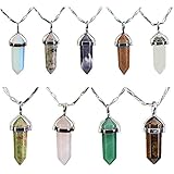 HeroNeo® Natural Crystal Healing Point Pendant Chakra Cut Gemstone Jewelry Necklace New