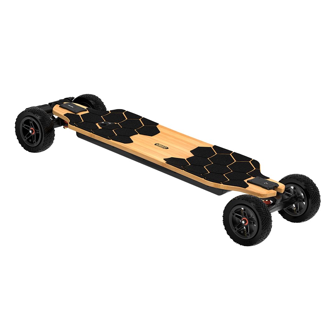 MEEPO Bamboo Series Off-Road All Terrain Electric Skateboard, Ultra-Long 20-31 Miles Range Mountain Board, Highest 28-32 MPH Top Speed,155-175mm Wheels, Professional for Adult Riders