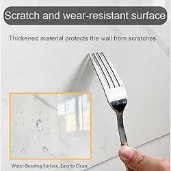 20-Pack Peel and Stick Bleu Or Marble Tiles