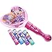 TownleyGirl Minnie Mouse, Frozen, Disney Princess and Beauty and the Beast, 4 Pack Lip Balm with Light Up Mirror, 5 CT (Minnie Mouse)