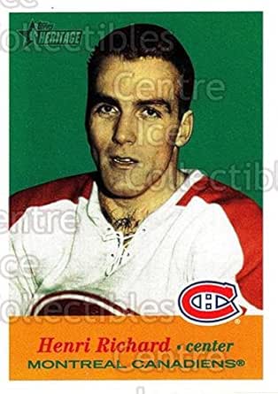 Amazon.com: (CI) Henri Richard Hockey Card 2001-02 Topps Heritage ...