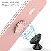 Finger Ring Stand 2 Pack ORYCOOL 360° Rotary Cell Phone Ring Holder Loop Grip Mount Universal Smartphone Kickstand Compatible with iPhone Samsung Galaxy Huawei etc-Black+ Rose Gold