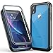 ALOFOX Clear Designed Case for iPhone XR Case, Full-Body Rugged Clear Bumper Case with Built-in Screen Protector for Apple iPhone XR 6.1 Inch (2018 Release) (Black+Clear)