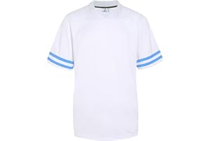 Pullonsy Adult Men's Blank Football Jerseys Athletic Football Fans Shirts Practice Sports Uniform Tops