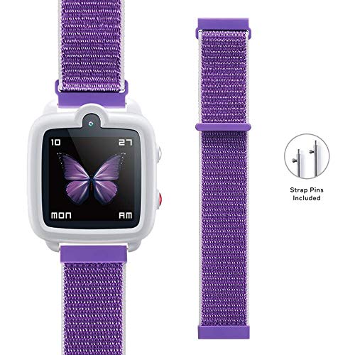 TickTalk 3 Replaceable Wrist Band, Woven Nylon Material, Adjustable Hook-and-Loop Fastener, More Bre - //coolthings.us