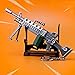 LLAMEVOL Gun Keychain for Men Fort-Nite Scar Guns Toys Heavy Shotgun Model Alloy Metal Assault Rifle Keychain Game Party Supplies Collection Gift for Boys
