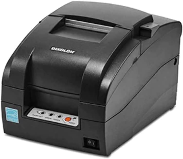 BIXOLON SRP-275III Impact Receipt Printer Serial USB Ethernet Auto Cutter Black