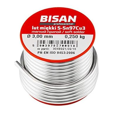 Bleifrei Sanitär-Installateure Lötdraht weichen s-Sn97Cu3 2.5mm für Kupferrohr 250g