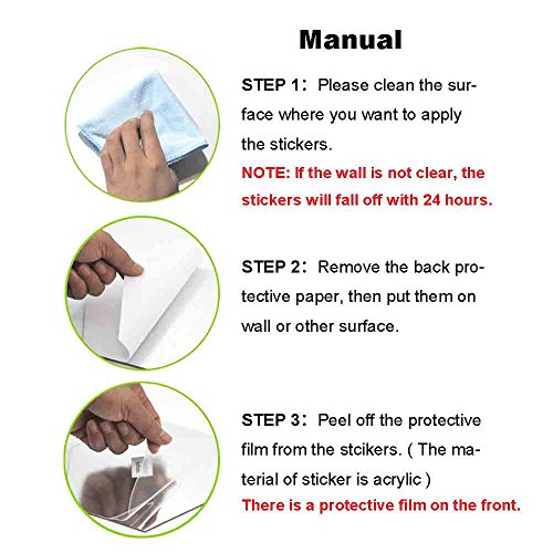6 H2MTOOL+Hexagon+Stickers+Removable+Acrylic