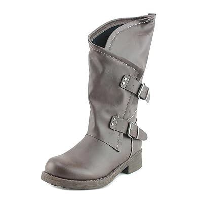 Coolway Alida Damen Rund Kunstleder Mode Mitte Calf Stiefel