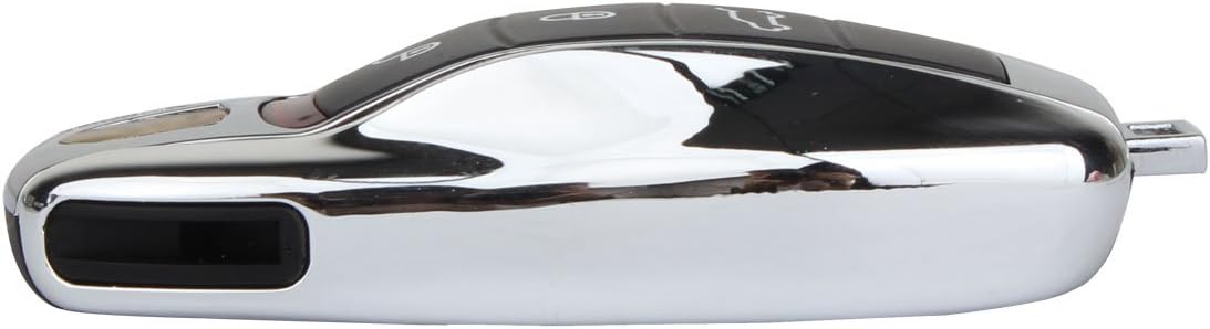 TOMALL Silver Key Cover for Cayenne 92A, Panamera 970, Macan Carrera 911, 991, Boxter Cayman 981, Silver Plating Chrome - Image 4