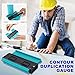 Master Outline Gauge Contour Gauge Duplicator 5 Inch Shape Duplicator General Tools,Shaping Measure Ruler, Woodworking Shape Tracing Template, Craft Profile Jig Guide,Super Smart Tools