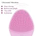 Sonic Electric Facial Cleansing Brush Waterproof Rechargeable Silicone Face Brush,1200 Brush Heads Deep Cleaning,Gentle Exfoliation And Face Massage By Vasrou