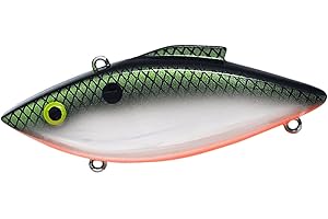 Bill Lewis Lures Lifelike Rat-L-Trap Magnum Force Lipless Crankbait Fishing Wobble Lure for Shallow Saltwater