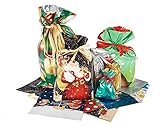 Gift Mate (2019) 56-Piece Drawstring Gift Bag and Tag Set