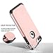 Toobe iPhone 8 Plus 7 Plus Case Ultra Armor Shock Absorbing Heavy Duty Dual Layer Case Protection With Free Scree Protector For iPhone 8 Plus /7 Plus/ iPhone 6S Plus, Cool Pink