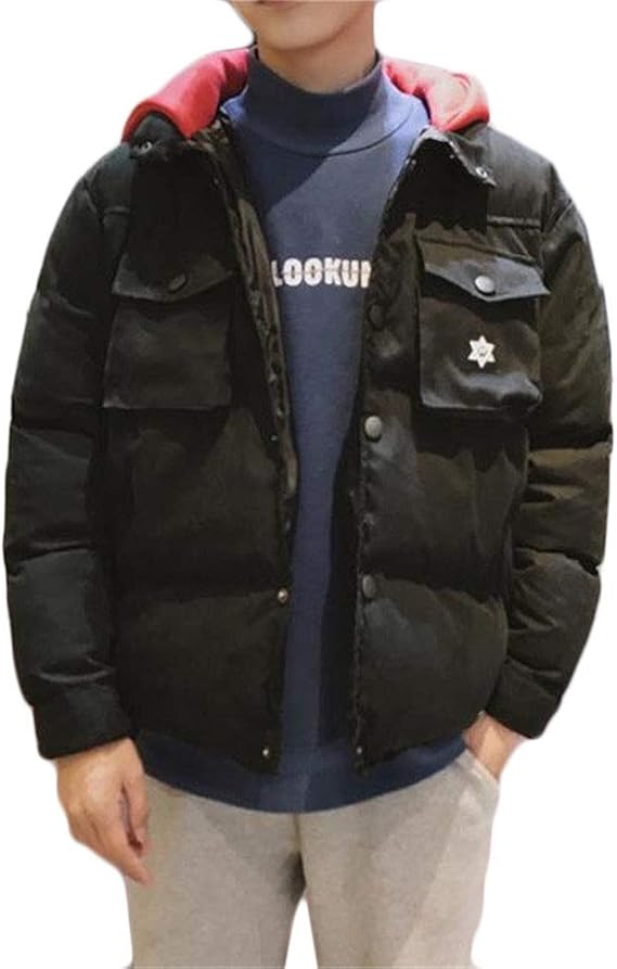 ユリカー メンズ ダウンジャケット ダウンコート アウター 中綿 防寒 冬服 カジュアル 防風 おしゃれ 軽量 アウトドア 秋冬 コート ジャケット 通販 Amazon