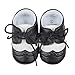 Baby Lace Up Brogue Shoes Anti Slip Soft Sole Medallion Wingtip Nubuck Crib Dress Shoe Moccasins Black Size M