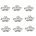 70pcs Vintage Antique Silver Alloy Crown Charms Pendant Jewelry Findings for Jewelry Making Necklace Bracelet DIY 23x18mm (70pcs crown)