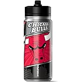 Hydrapeak x NBA Chicago Bulls 20 oz Stainless Steel Water Bottle, Officially Licensed Double Wall Insulated Sports Bottle with Straw Lid, Reusable Leakproof Gift for Kids & Adults