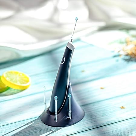Amazon Hapeisy 電動耳かき Ledライト付き 耳掃除 イヤークリーナー 耳かき 吸引 耳垢クリーナー 耳のケア 振動 吸引式 使い方簡単 衛生的 強力 専用ケース 子供用 大人用 収納ケース付 ブラック ホワイト Hapeisy 耳かき