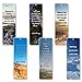 NewEights Adventure Inspirational Quotes Bookmarks Cards (30 Pack) - Christian Stocking Stuffers Birthday Assorted Bulk Pack - Church Memory Verse Sunday School Rewards