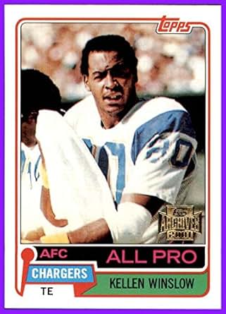 2001 Topps Archives #47 Kellen Winslow Sr. 1981 SAN DIEGO CHARGERS MISSOURI TIGERS at Amazon's ...