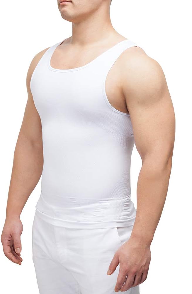 Men's Chest Compression Slimming Body Shaper Workout Undershirts