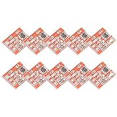 DEVMO 10PCS TTP223 Capacitive Touch Touching Switch Button Self-Lock Module No-Locking Single Channel Reconstruction Compatible with Ar-duino