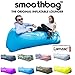 Inflatable Lounger and Indoor Outdoor Sofa: Lazybag Air Lounge Chair with Built-In Headrest | Banana Sleeping Bag, Hammock, Pool Float, Portable Camp Seat, Lazy Hangout Couch Bed (Blue)