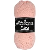 Scheepjes Eliza Yarn 100g Skein - 234 Juicy Peach, 100% Polyester