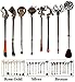 REINDEAR GOT Game of Thrones Costume Brushes Merchandise - Daenerys Targaryen Stark Mother of Dragon Iron Throne Makeup Brushes (Bronze)
