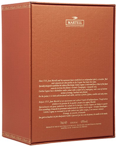 Martell Cohiba Grande Champagne mit Geschenkverpackung Cognac (1 x 0.7 l) – Bild 3